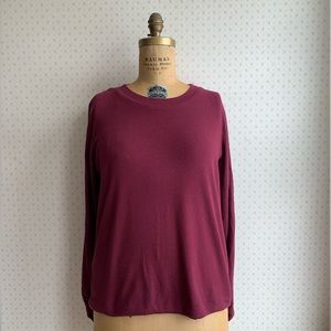 Gudrun Sjoden Ribbed Long Sleeve Jersey Top sz XL TP1